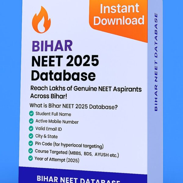 Bihar NEET 2025 Database