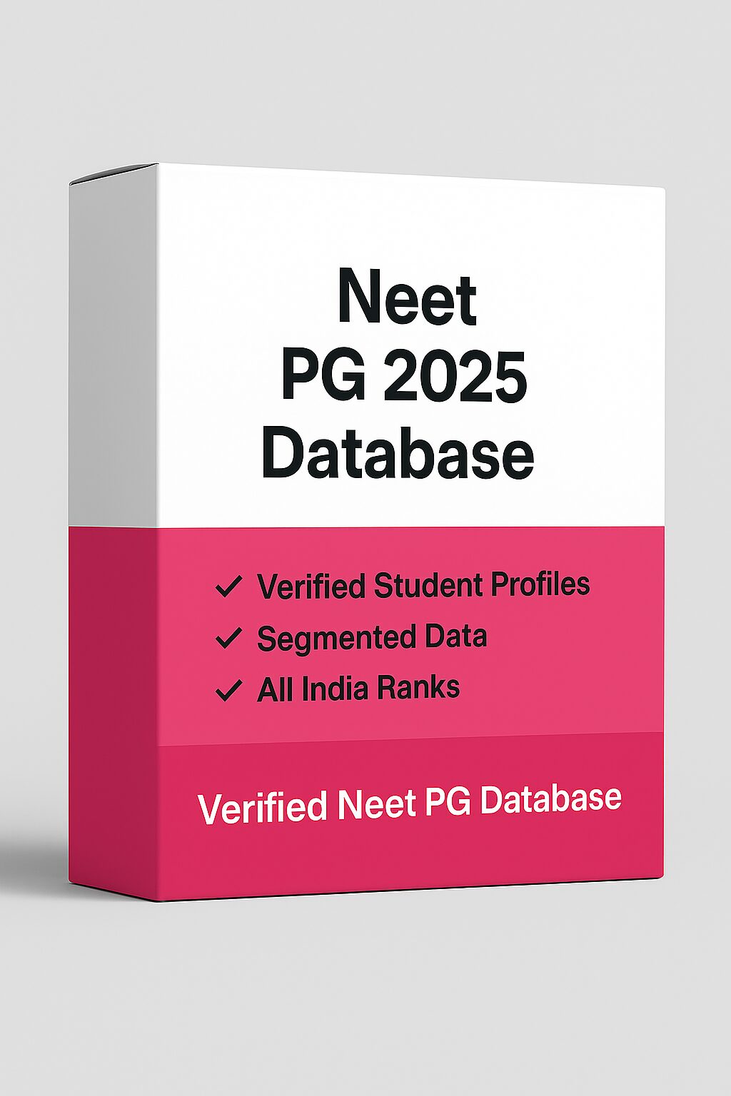 Neet PG 2025 Database Neet PG 2025 Database